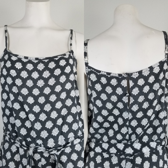 Outerknown Summer Sunday Suit Romper Playsuit in Pitch Black Lantana Size Small - Picture 5 of 12